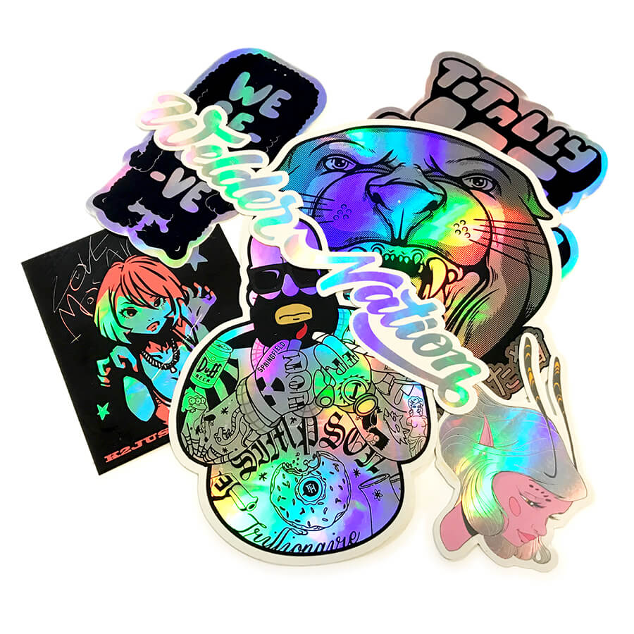 Custom Holographic Stickers